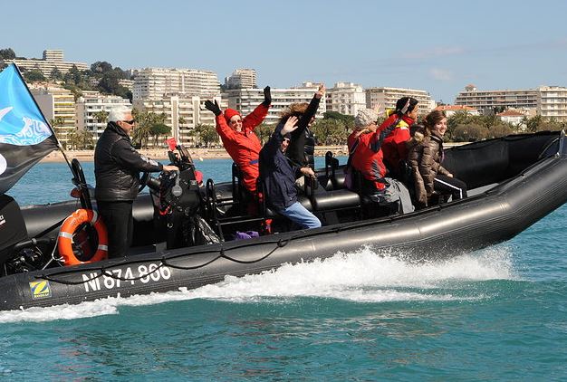 Balade en bateau sur la côte d'Azur