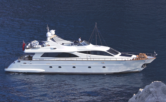 Yacht de luxe en location avec équipage dans les Alpes maritimes au départ de Cannes, Antibes et Nice