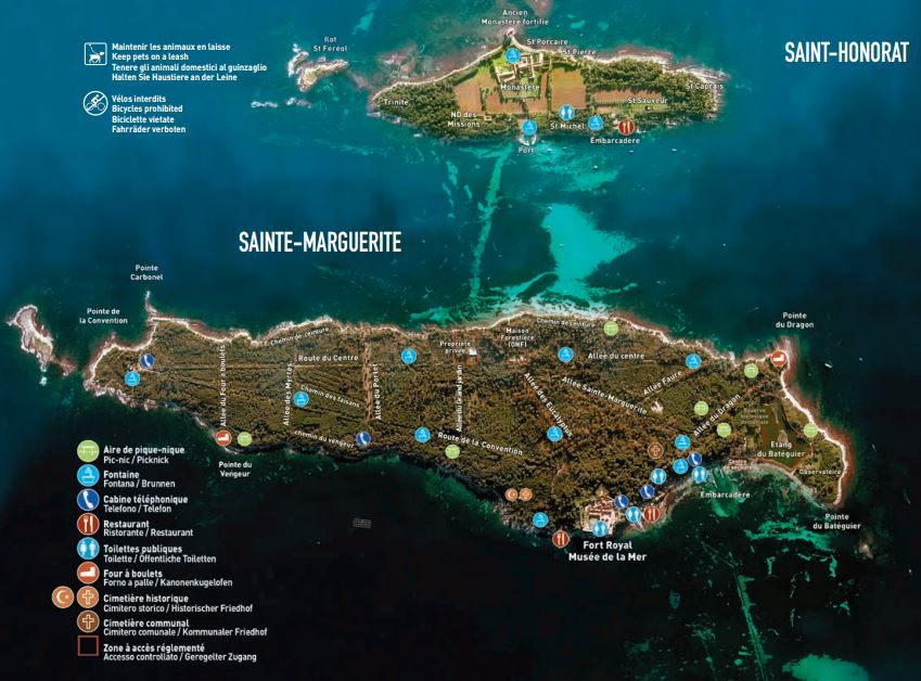 Découvrez les iles de Lérins en bateau, balade en mer au départ de Saint-Laurent-du-var et Nice avec location bateaux 06