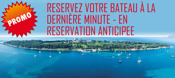 Les ile de lérins en bateau à tarifs promos