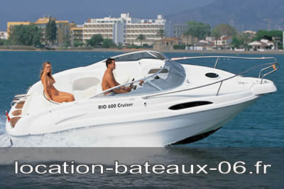 location bateau moteur, open et cabine au départ de Port-Saint-Laurent, Nice côte d'Azur